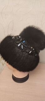 Новая шапка норковая женская