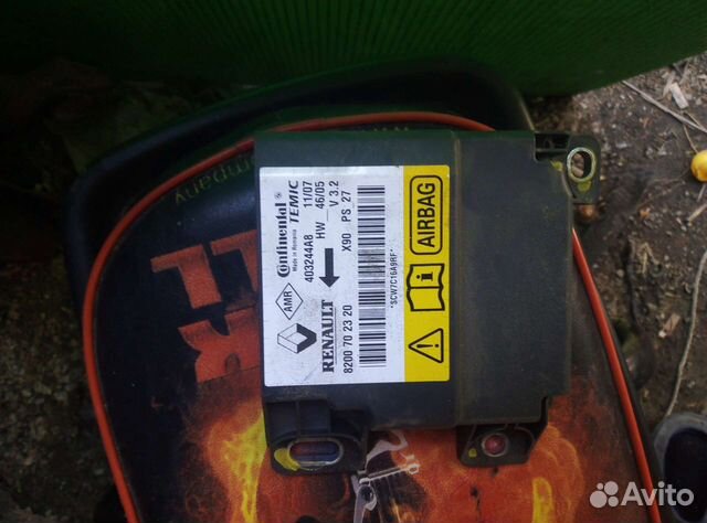 Блок airbag рено логан