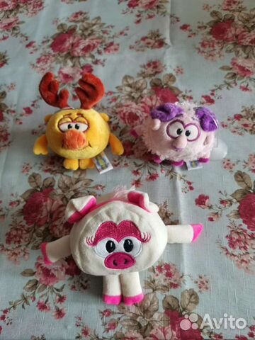 Мягкие игрушки смешарики