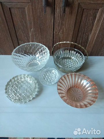 Конфетница, салатницы, пепельницы