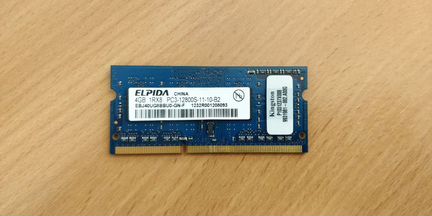 Оперативная память ddr3 для ноутбука Elpida 4GB