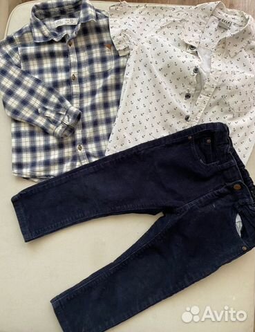 Джинсы и рубашка zara