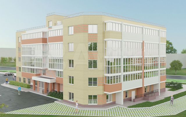 1-к. квартира, 40,3 м², 2/5 эт.