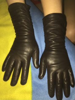 Перчатки кожаные 7 размера