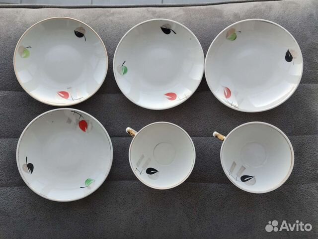 Сакта Рига блюдце чашка 1962-1963