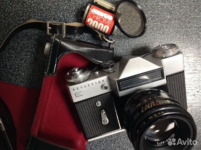 Редкий фотоаппарат Зенит - Revueflex гравировка