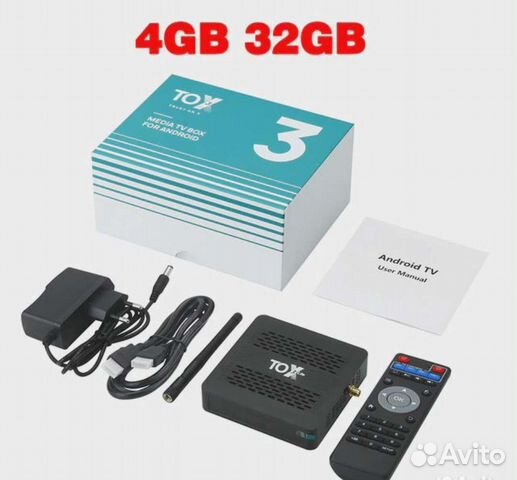 Тв бокс Tox3 + тысячи фильмов, каналов бесплатно