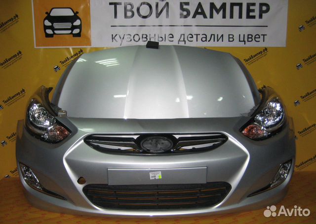 Кузовные детали в цвет для Hyundai Solaris