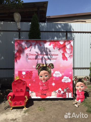 Банер на день рождения фотозона