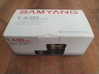 Samyang 85mm 1.4 под Canon объявление продам
