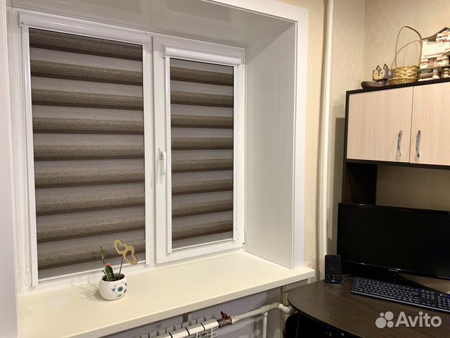 Рулонные штора зебра