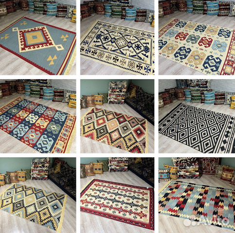 Ковры килим оптом с фабрики сканди этно бохо эко