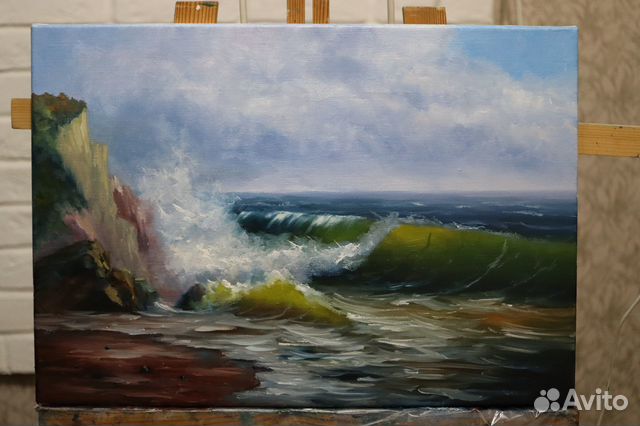 Картина маслом Морской пейзаж Море
