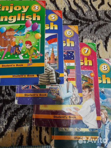 Учебники английского языка 3, 6-8 кл. Биболетова