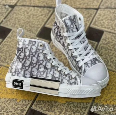 Кроссовки Dior B23 High Top Monogram Oblique