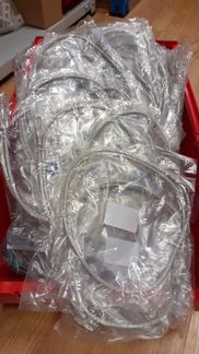 Патчкорд RJ-45, кат. 5е, 1 м., серый