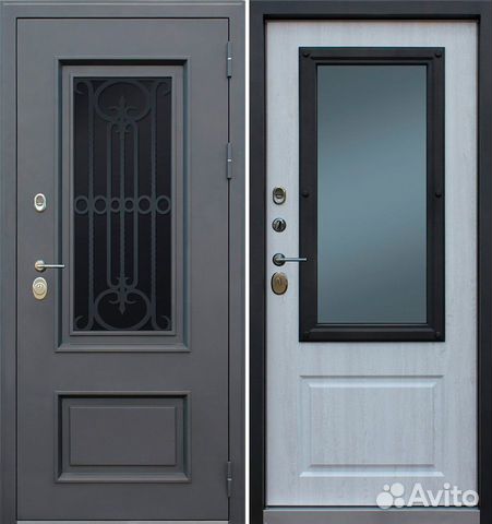 Дверь входная со стеклом