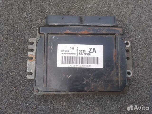 Блок управления двигателем Chevrolet Lacetti 1.6