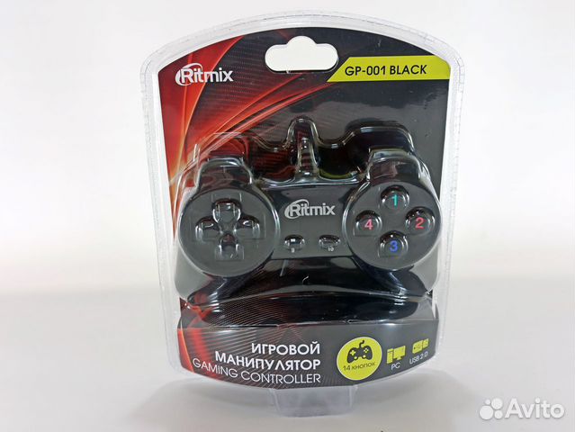 Джойстик геймпад Ritmix GP-001 USB