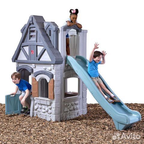 Step-2 Двухэтажный домик с горкой 