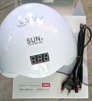 Лампа для сушки ногтей SUN 5 новая
