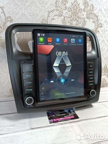 Магнитола Renault Logan 2 android Tesla