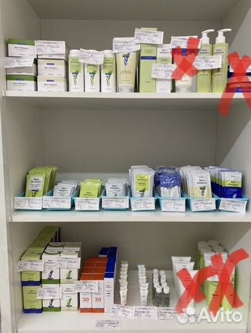 Остатки магазина косметики