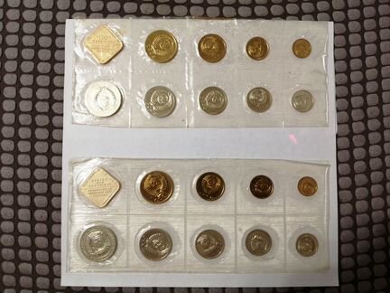 Годовые наборы монет СССР