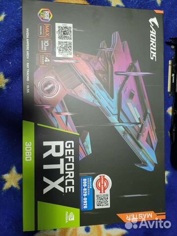 Видеокарта gigabyte aorus GeForce RTX 3080 master