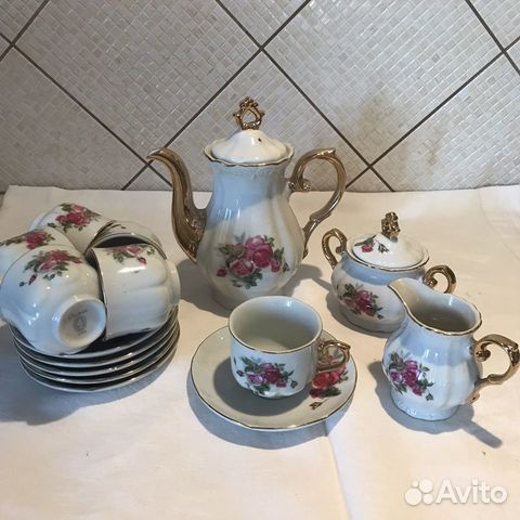 Сервиз кофейный, времен ссср, пр-во Япония