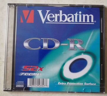 Диск CD-R Verbatim 700 Mb 52x