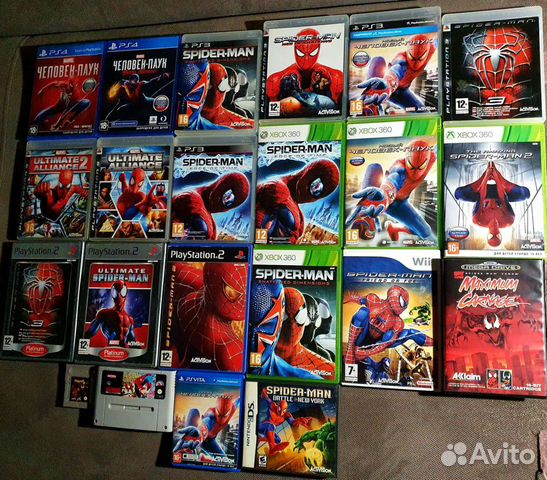Лицензионные игры на консоли Человек паук Spider-m