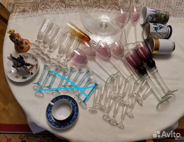 Посуда СССР Дымковская игрушка