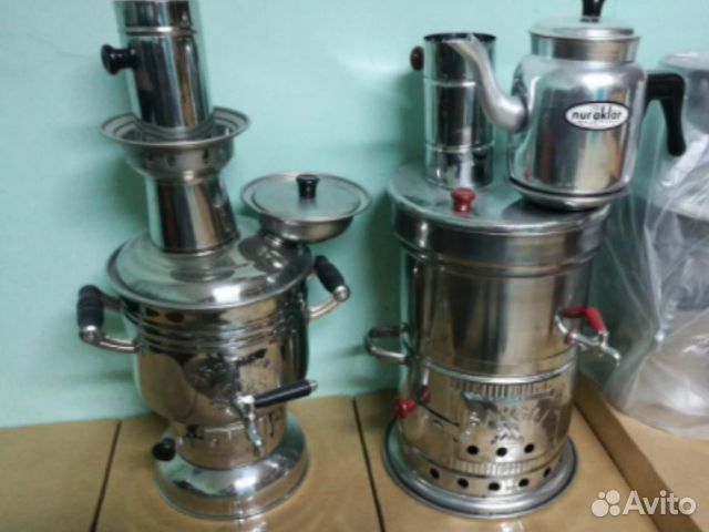 Самовар турецкий на дровах