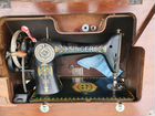 Швейная машина Зингер Singer в стол чугун сложен объявление продам