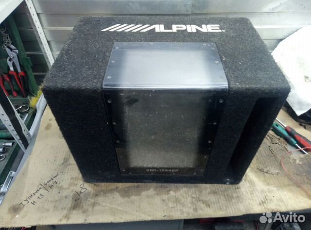 Короб от сабвуфера alpine