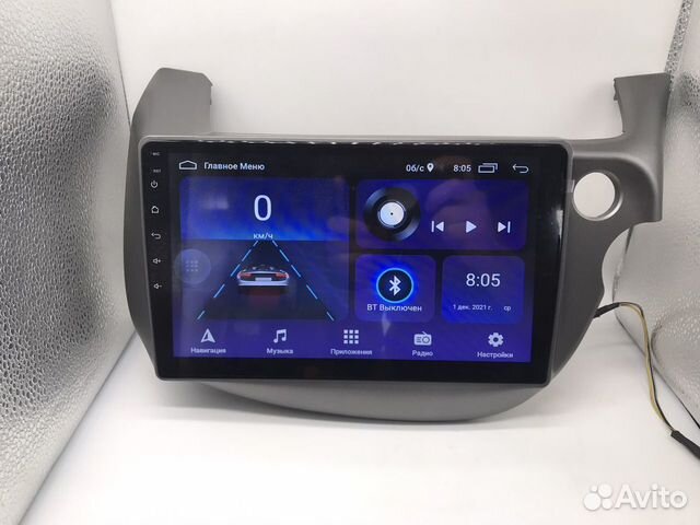 Магнитола Honda Fit 2007+ прав.руль T3L 2+32