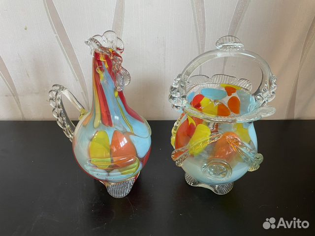 Цветное стекло СССР Винтаж