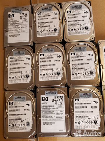 Жесткие диски HP SAS 146Gb 10K б.у