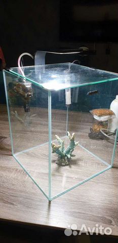 Аквариум Aquael Shrimp Set Smart + доп. вещи