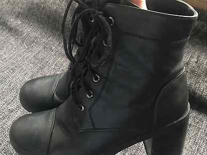 ld tuttle the weave leather double layer combat boots