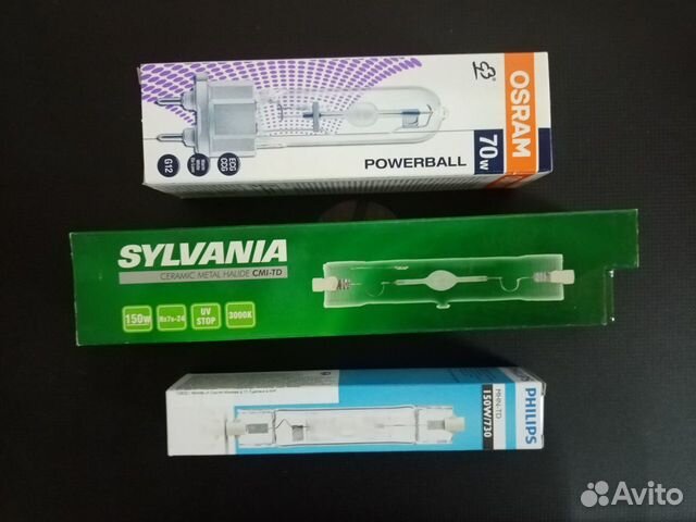 Лампы металлогалогенные Sylvania/Philips/Osram