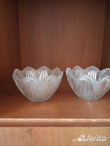 Конфетница хрустальная