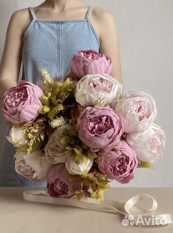 Пионы Букет искусственных цветов новые