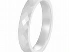 Белое керамическое кольцо sunlight керамика