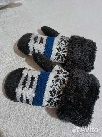 Варежки зимние детские