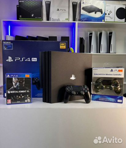 PS4 Про 4k SSD + Игры. Гарантия. Обмен. Отзывы