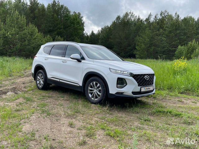 Hyundai Santa Fe 2.2 AT, 2019, 45 000 км