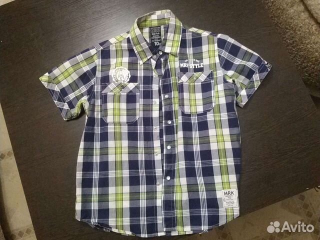 Рубашка для мальчика 10 лет
