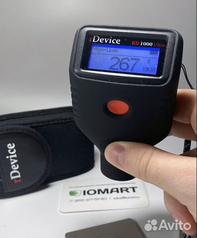 Толщиномер rDevice RD-1000 Ultra до 3 мм, 8 языков